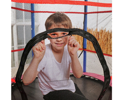 Батут детский DFC SMRKIDS 55" с сеткой, PINK