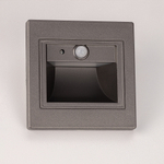 Citilux Скалли CLD005KS1 Встраиваемый светильник с датчиком движения Графит