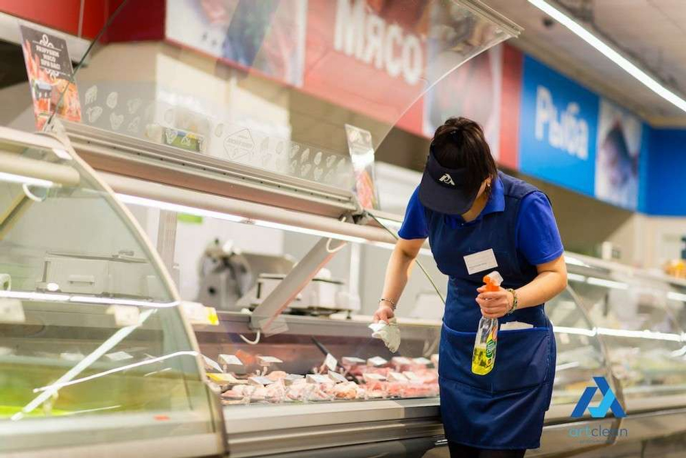 Уборка магазинов и ТЦ