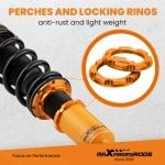 Full Assembly Coilovers подходит для автомобиля Subaru Outback 2000 01 02 03 04 Adjustable Height lowering kit