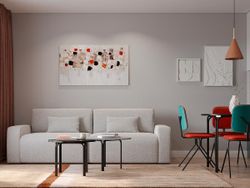 Панно декоративное Fleur, 80х140 см, бежевое