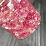 Хлопья Розовые перламутровые для дизайна ногтей, маникюра, бодиарта, макияжа...