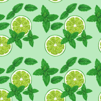 Лайм, мята, мохито