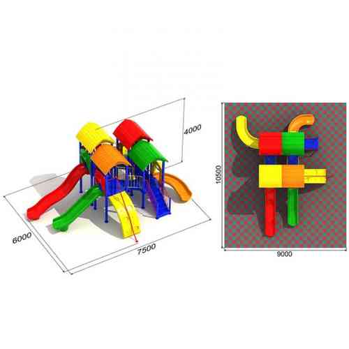 Детский игровой комплекс «Лесная Полянка»