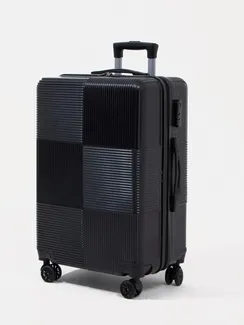 Чемодан маленький 24" кодовый замок, цвет чёрный