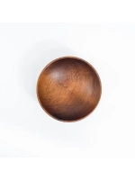 Деревянная тарелка из Кедра коллекция "Лотос"