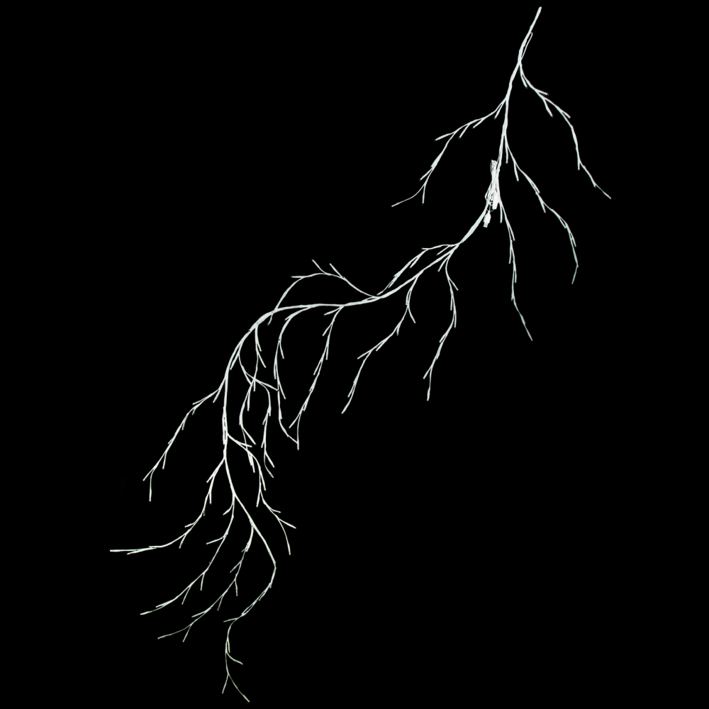 Гирлянда для дома «Ветка» 2,3 м, 144 лампы LED, белый.провод, пост.свечение, USB, IP-20, Белый