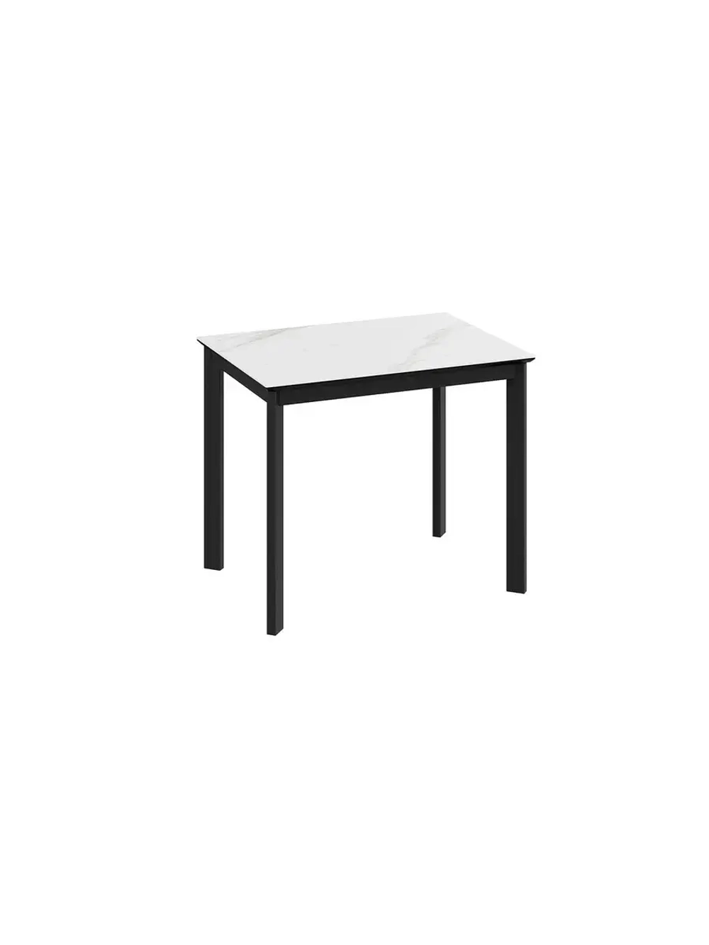 Стол кухонный Черный муар мрамор 90(130)х65х75