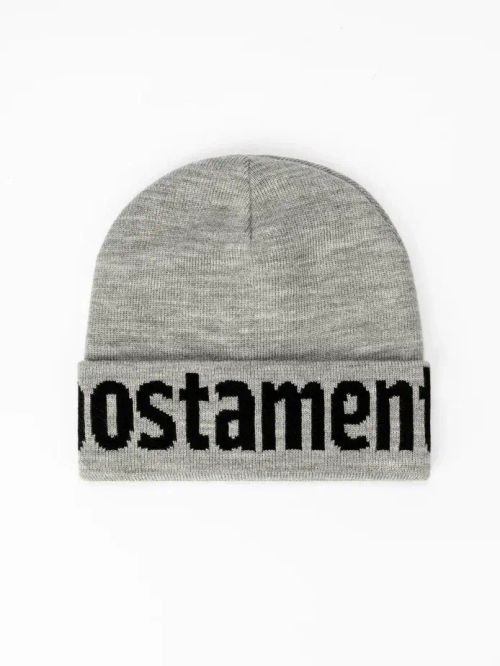 Шапка Postaments Basic серая