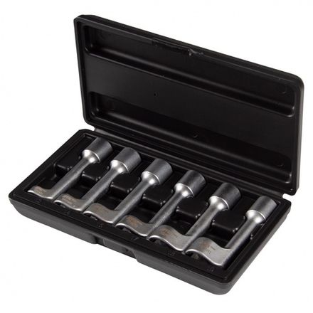 Цена на AFFIX (AF02510006C) Набор разрезных насадок 1/2", Г-образные, 12-19 мм, 6 предметов, кейс