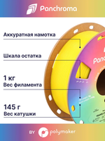 Пластик Polymaker Panchroma Translucent PLA 1,7 5mm 1kg Yellow