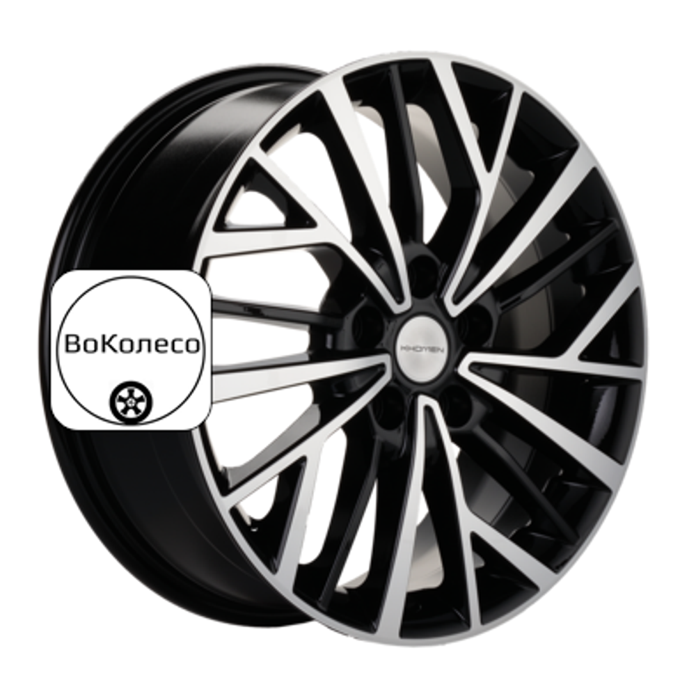 7x17/5x108 ET40 D60,1 KHW1717 (Chery Tiggo 3/Tiggo 3 Pro) Black-FP Khomen Wheels