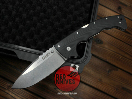 Нож Cold Steel 5 Max - руокять черный G10, светлый клинок