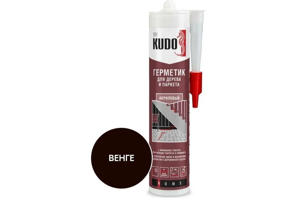 Герметик по дереву KUDO акрил. паркетный  Венге  280мл / KSK-316