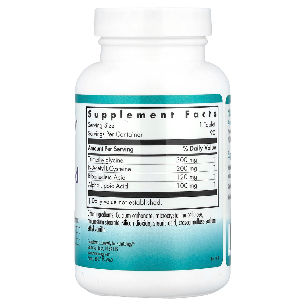 Nutricology, NAC Enhanced, 90 таблеток
