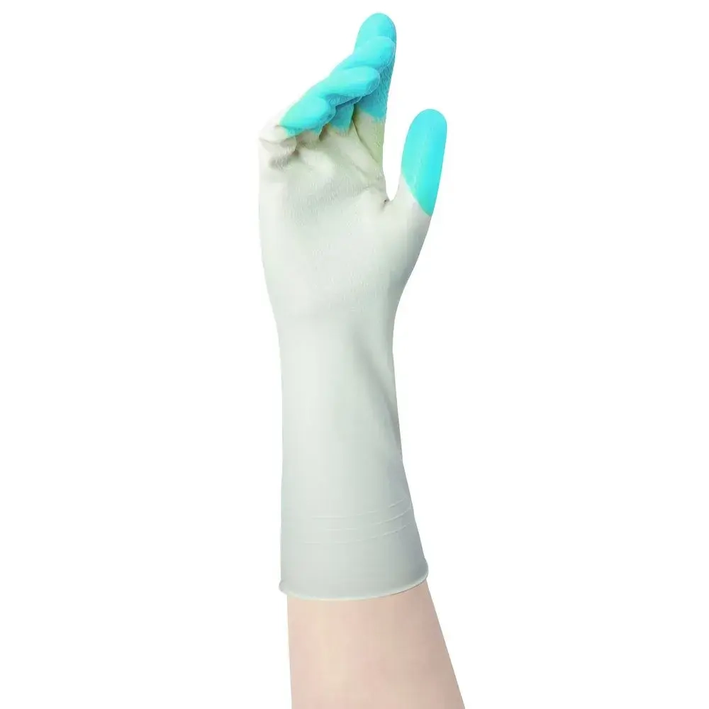 Перчатки нитриловые стандарт, голубые, L,
