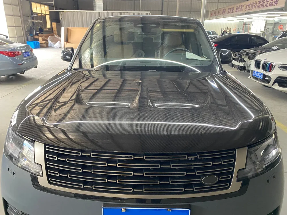 Карбоновый капот для Range Rover L460 Vogue тюнинг Рейндж Ровер