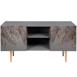 Тумба под ТВ Тропик 117см Стайл Серый Голд