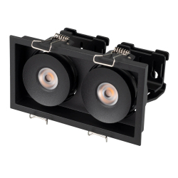 Светильник CL-SIMPLE-S148x80-2x9W Warm3000 (BK, 45 deg) (Arlight, IP20 Металл, 3 года) 028151