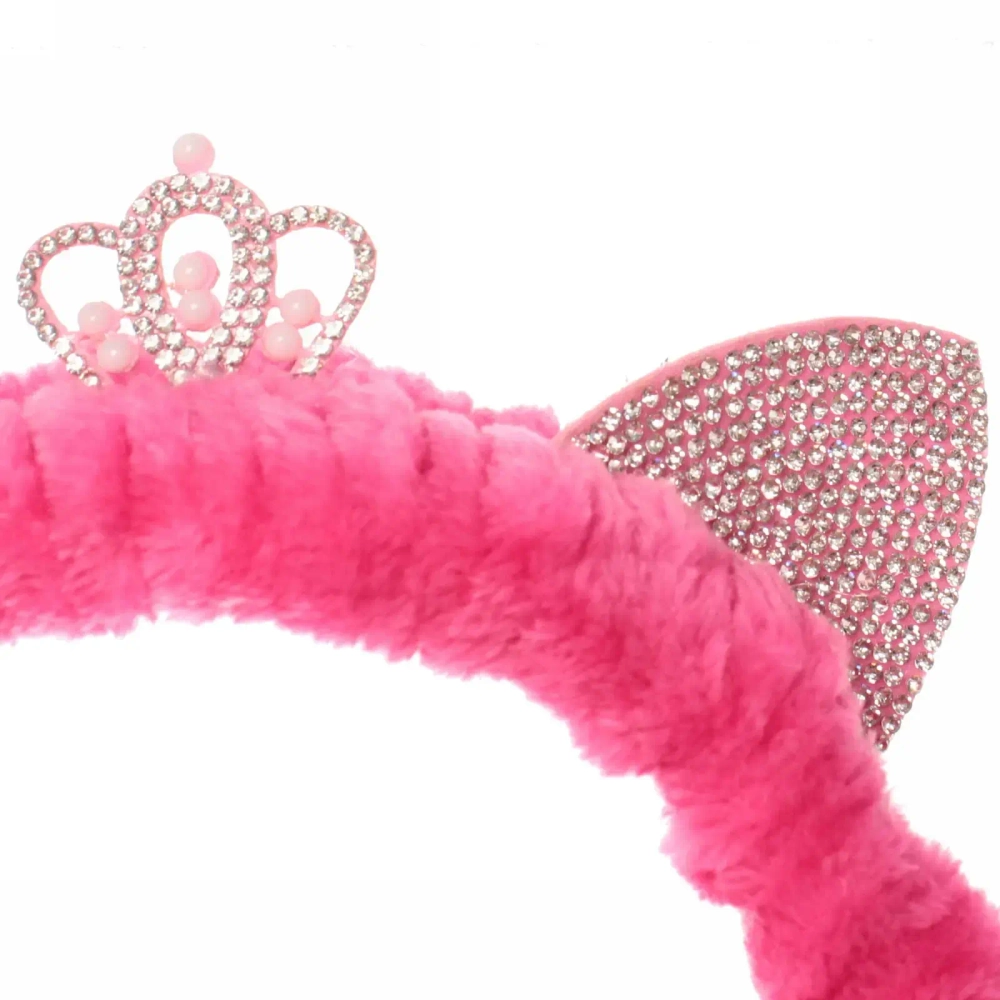 Повязка на голову «Beauty Mapafet- Принцесса», цвет розовый, голубой, сиреневый и серый, 20*6см (упаковка белый ZIP пакет)