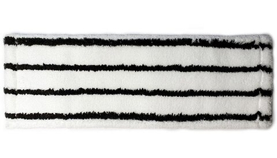 Моп плоский микрофибра 40 см. с черными полосками(жёсткий абразив)