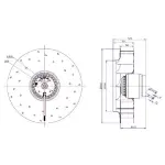 Мотор-колесо Vilmann BX-280-2E / LCK-BX-280-2E