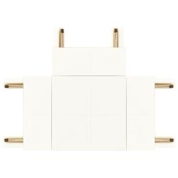 Коннектор ЭРА TRM-S5-CT WH Т-образный для тонкого магнитного шинопровода белый