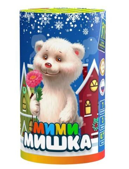 Салют Мими Мишка 7 залпов 0.8 калибр JF C20-7/01 Joker