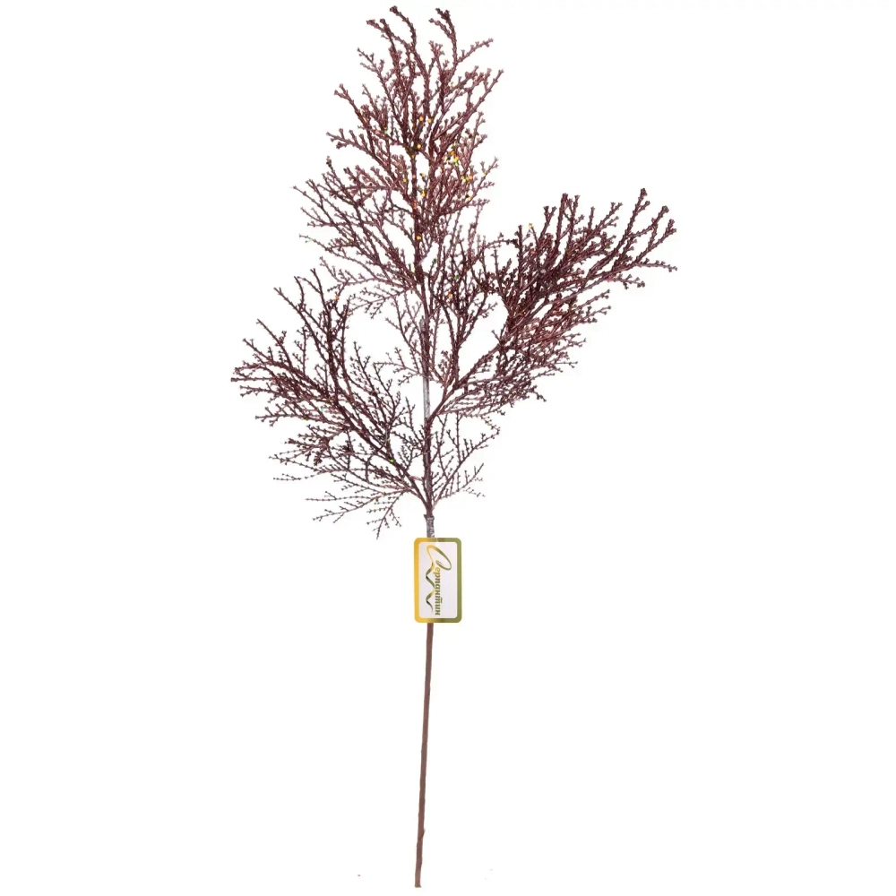 Ветка декоративная «Симфония леса» 80 см, Шоколад