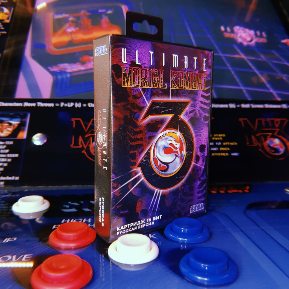 Картридж Mortal Kombat 3 Ultimate (SEGA, русская версия)