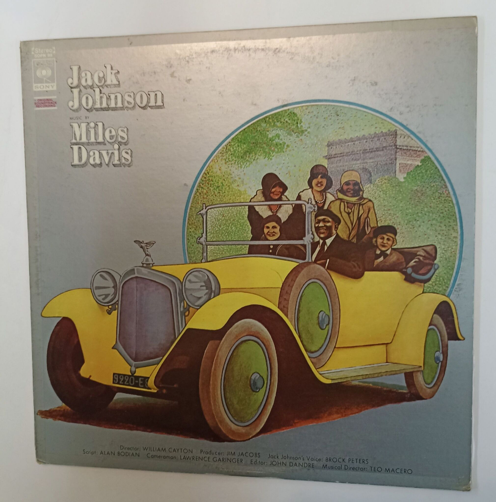 Винтажная виниловая пластинка LP Miles Davis Jack Johnson (Soundtrack Recording) (Japan 1974)