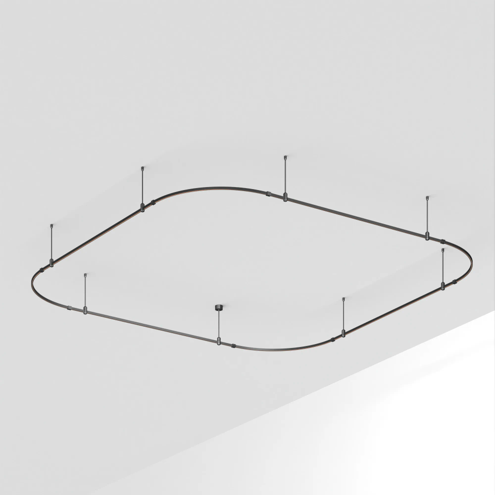 Основание ART-APRIORI-QUADRAT-SOFT-ROD-400-3500x3500 (BK) (Arlight, IP20 Металл, 3 года) 048518