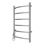 Полотенцесушитель электр. Azario VERONA 53.2х80, Хром