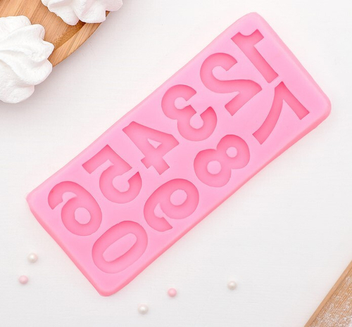 Молд "Цифры" 17,5×7,6 см