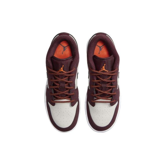 Jordan Air Jordan 1 Детские баскетбольные кроссовки Низкие цены на Красно-белые кроссовки