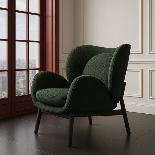 Дизайнерское кресло CUDDLE green