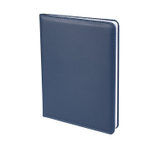 Ежедневник недатированный, А5, Yalong, 7БЦ, ПВХ, иск. кожа, ляссе, клетка, 110л., "Синий"