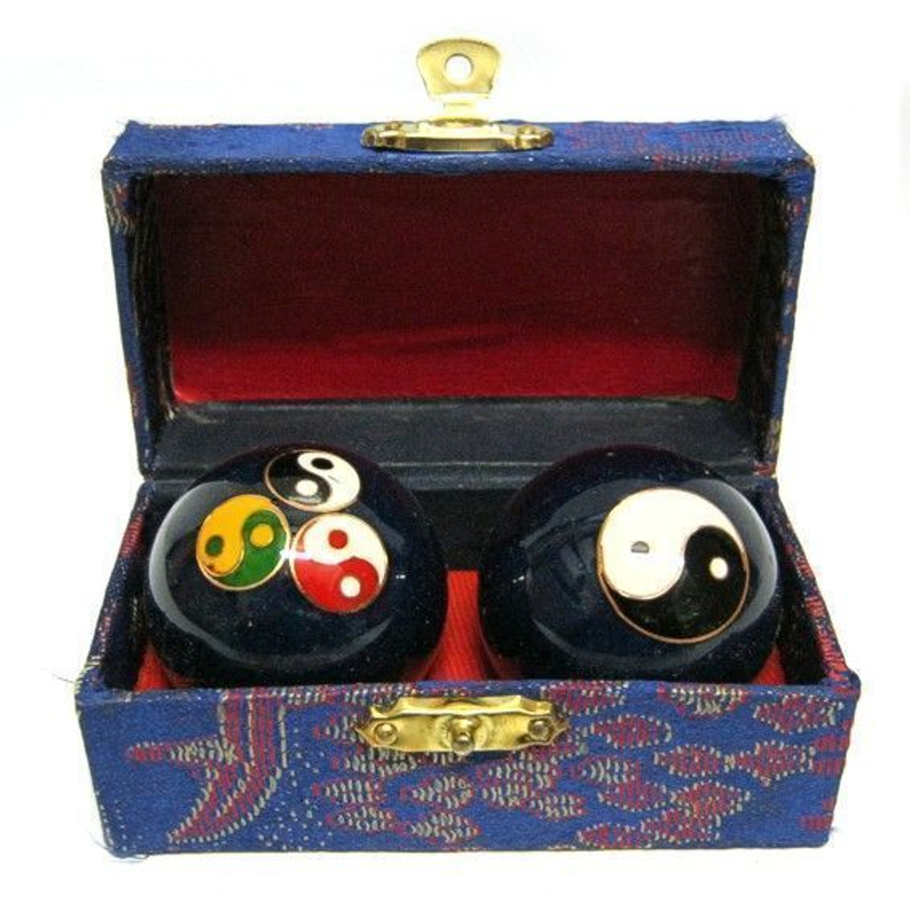 Шары баодинг поющие тройной инь-янь 4см