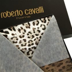 Постельное белье 2 спальное евро Roberto Cavalli Bravo коричневое вид