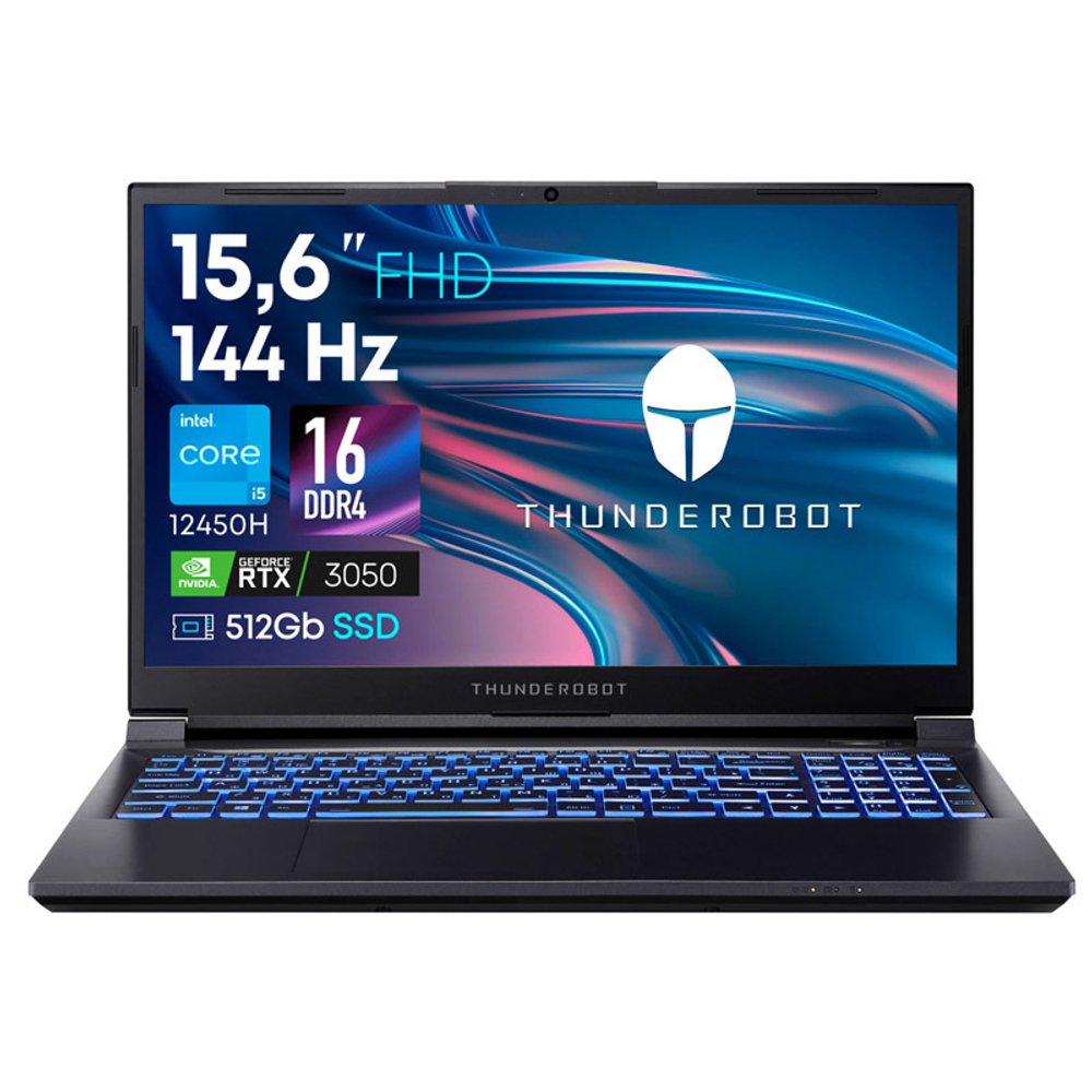 Ноутбук Thunderobot 911S Core D, 15.6"/FHD/IPS/Intel Core i5 1245H/RTX 3050/RAM 16GB/SSD 512GB/noOS