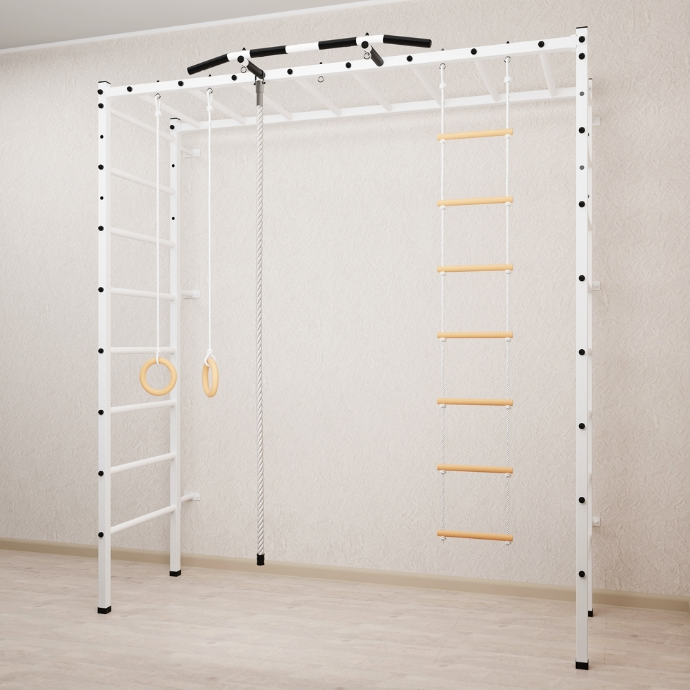 Спортивный комплекс Sv Sport П 401 (Турник/Канат/Kольца/Лестница)