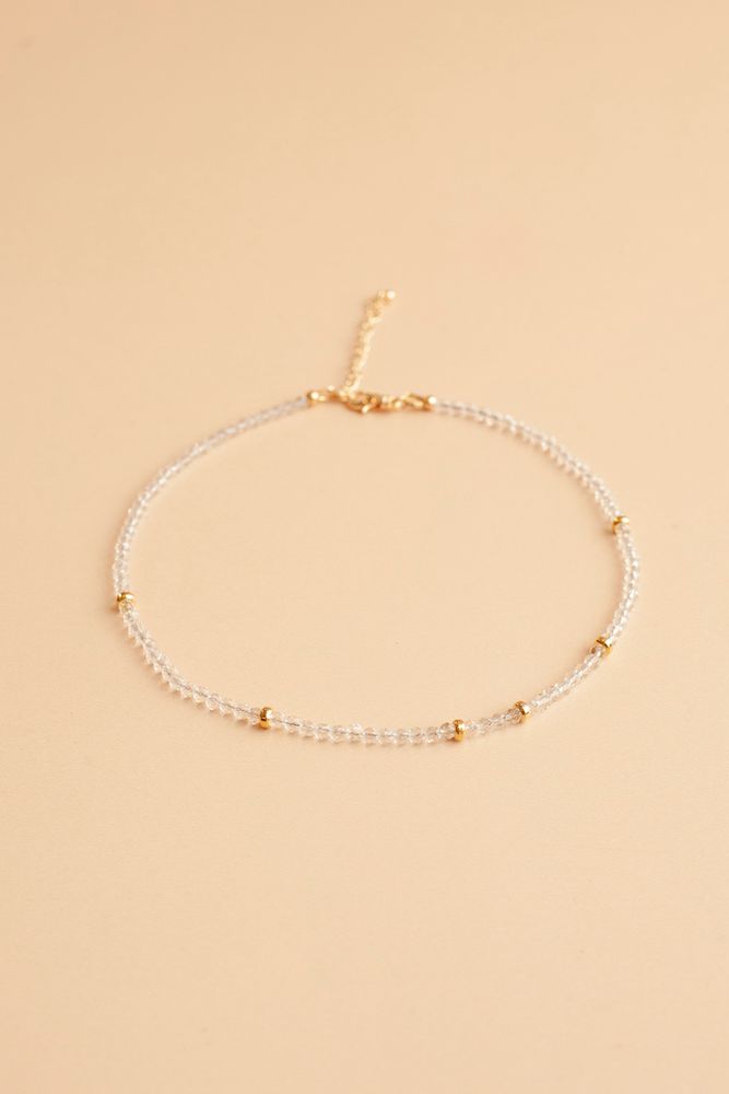 Чокер из шпинели с латунными вставками / Pourmoi Jewerly