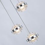 Подвесной светильник MD22030002-3A chrome/clear