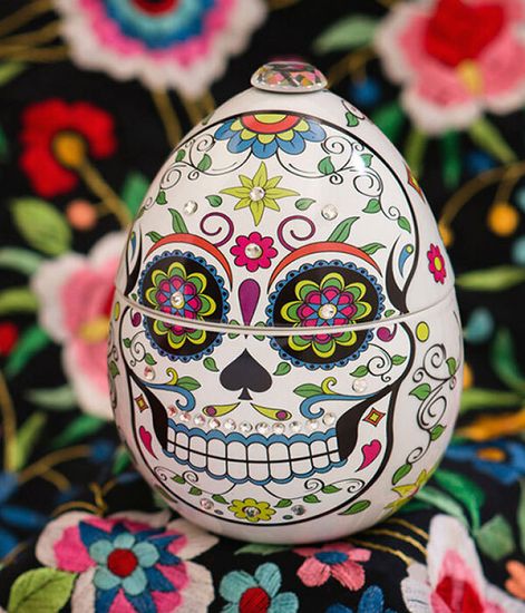 White skull, свеча Skull collection, Ladenac Milano