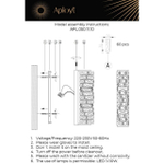 Настенный светодиодный светильник Aployt Milunia APL.050.11.10