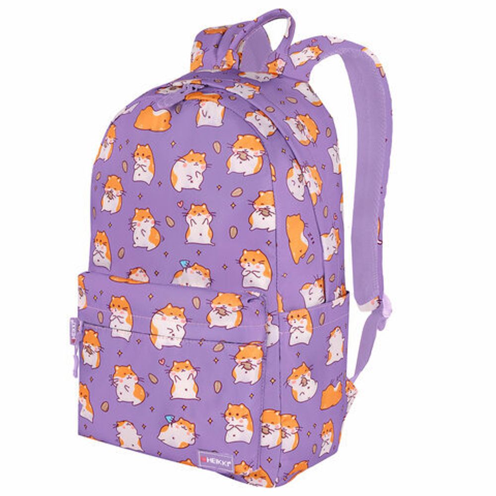 Рюкзак HEIKKI DREAM (ХЕЙКИ) универсальный, с карманом для ноутбука, эргономичный, "Hamster", 42х26х14 см, 273850
