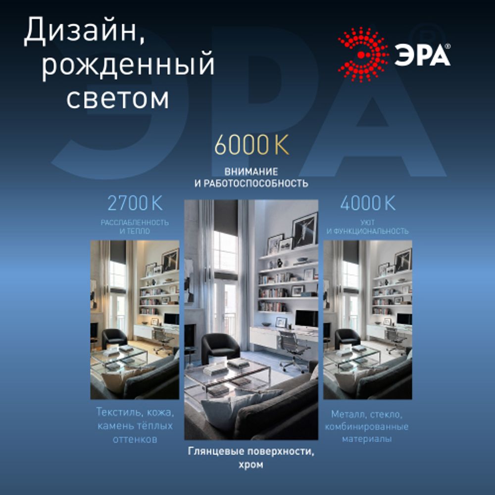 Лампа светодиодная ЭРА STD LED R50-6W-860-E14 6Вт рефлектор холодный дневной свет Е14 | Лампы cветодиодные Рефлектор (R )