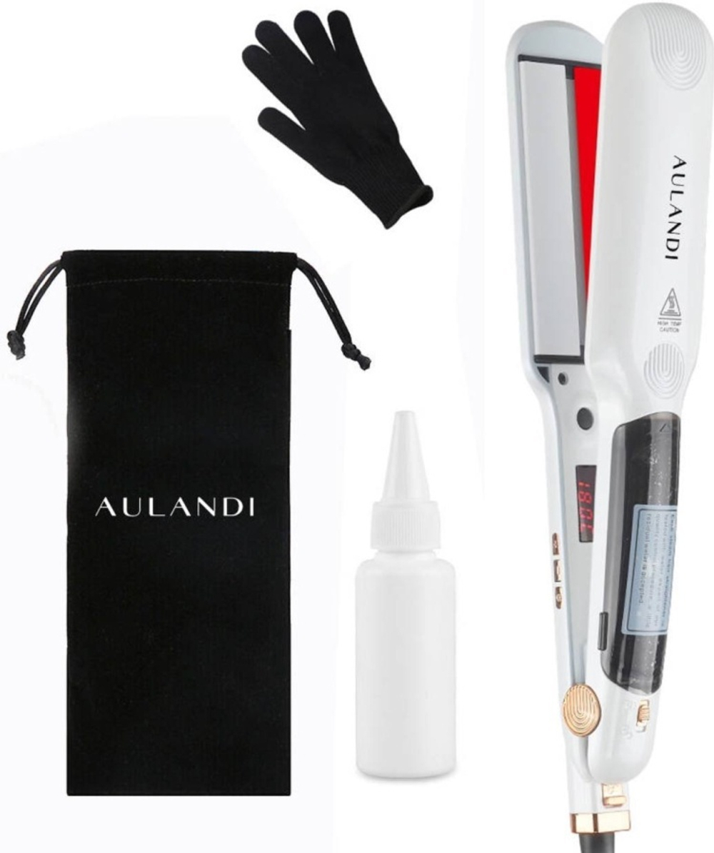 Aulandi AUL _700 паровой утюжок, щипцы, выпрямитель, для волос, белый