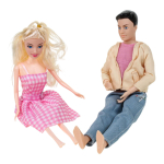 Кукла тип Модель с мужем, коробка 8015A