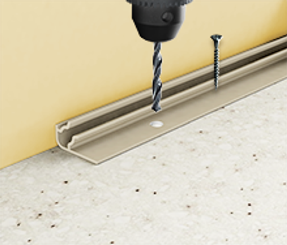 Плинтус для столешницы Идеал 25 мм 548 Лофт серый 3000 мм